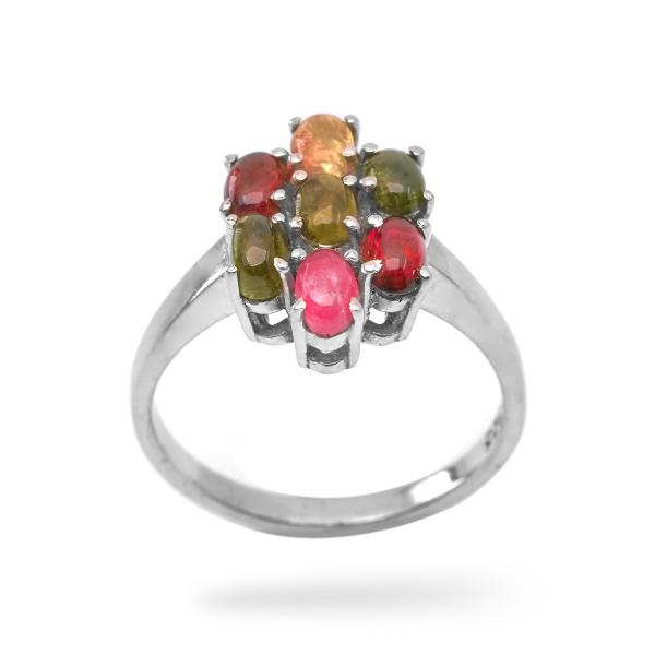 Bague tourmaline argent Nymphea